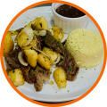 Carne de Sol com Mandioca